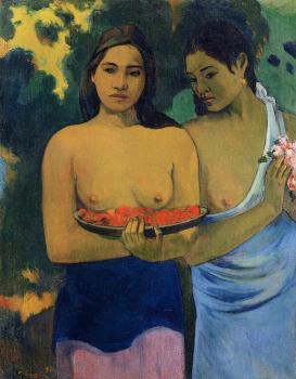 Paul Gauguin : Two Tahitian Women II